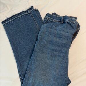 J. Crew Ankle Cropped Blue Jeans